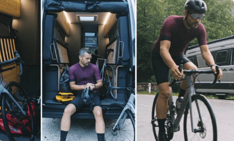 The campervan, the ideal partner for your cycling trip!  Frans - Blog