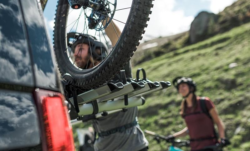 How do you take bicycles with you in the campervan?