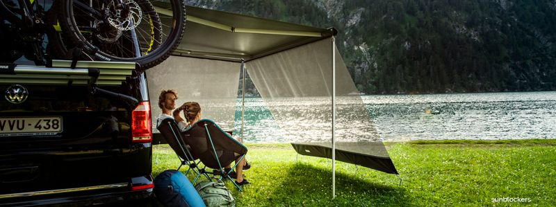 Large Campervan Ducato Peugeot Side Screen Panel Sun Blocker Rain Bloc –  Cysgod Awning Shades